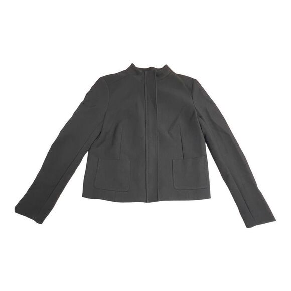 Women’s Massimo Dutti KNIT CARDIGAN WITH ZIP sz 4 Black MSRP $119 - Picture 6 of 12